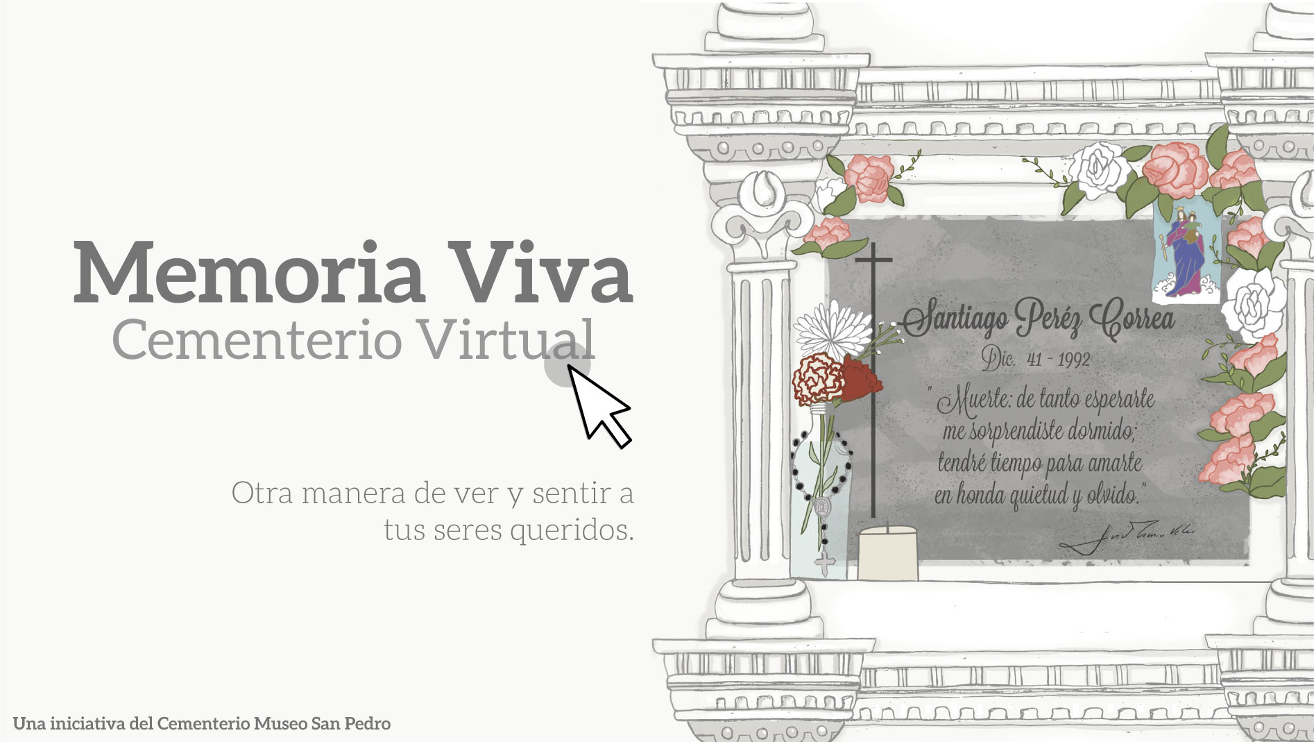 ¿Ya conoces nuestro Cementerio Virtual – Memoria Viva?